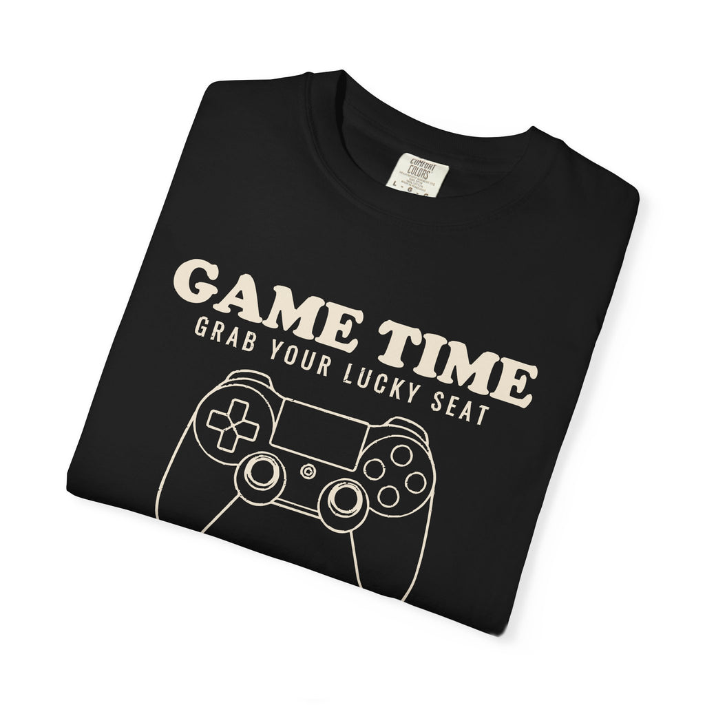Fans Classic Video Games Shirt - Game Time Grab Your Lucky Seat Tee