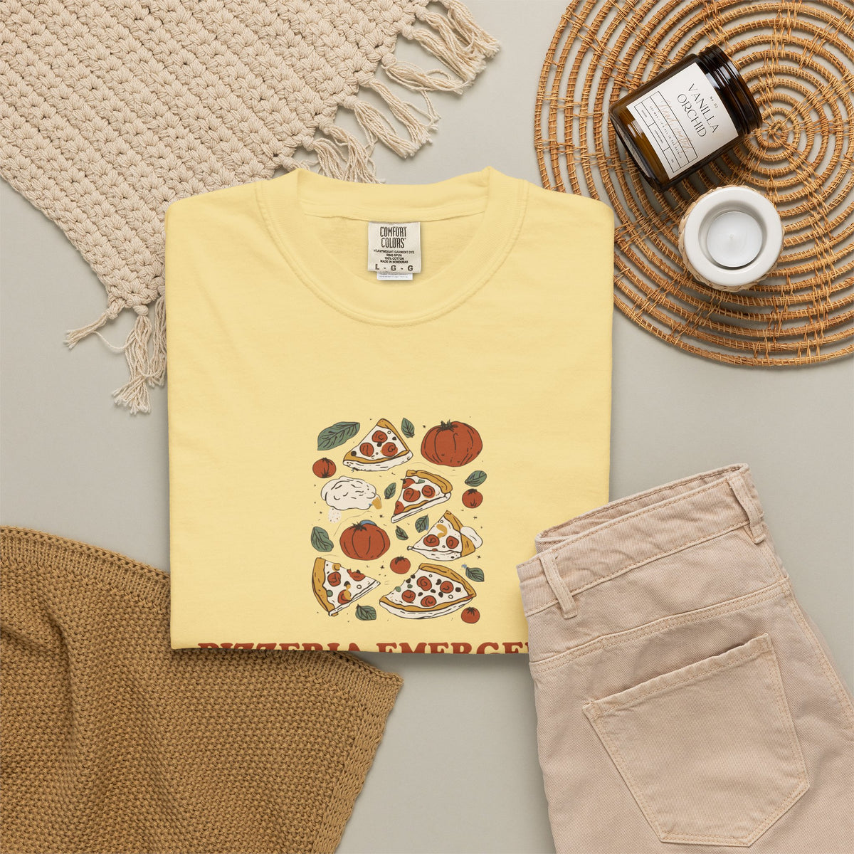 Pizza Lover Shirt - Pizzeria Emergency Out of Dough and Tomatoes Tee