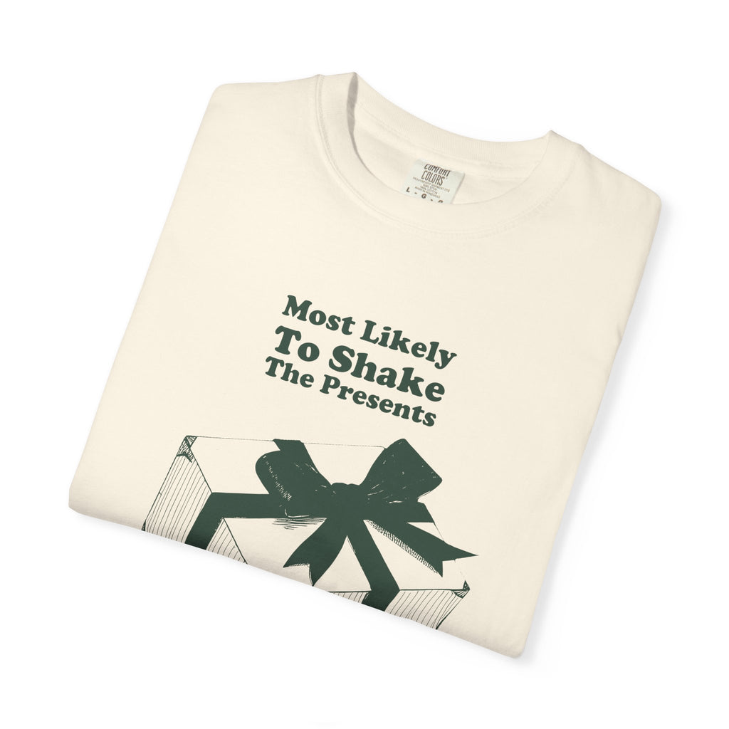 Family Christmas Shirt - Most Likely to Shake the Presents Tee