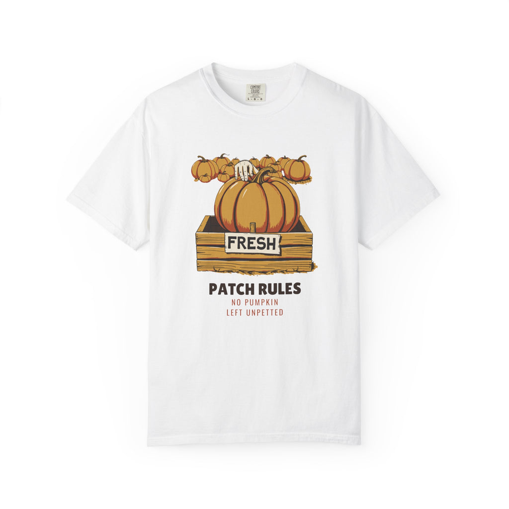 Patch Rules No Pumpkin Left Unpetted Shirt Dad Tee