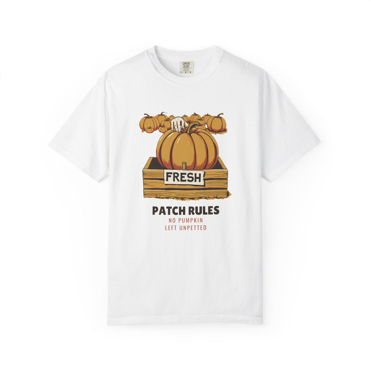 Patch Rules No Pumpkin Left Unpetted Shirt Dad Tee