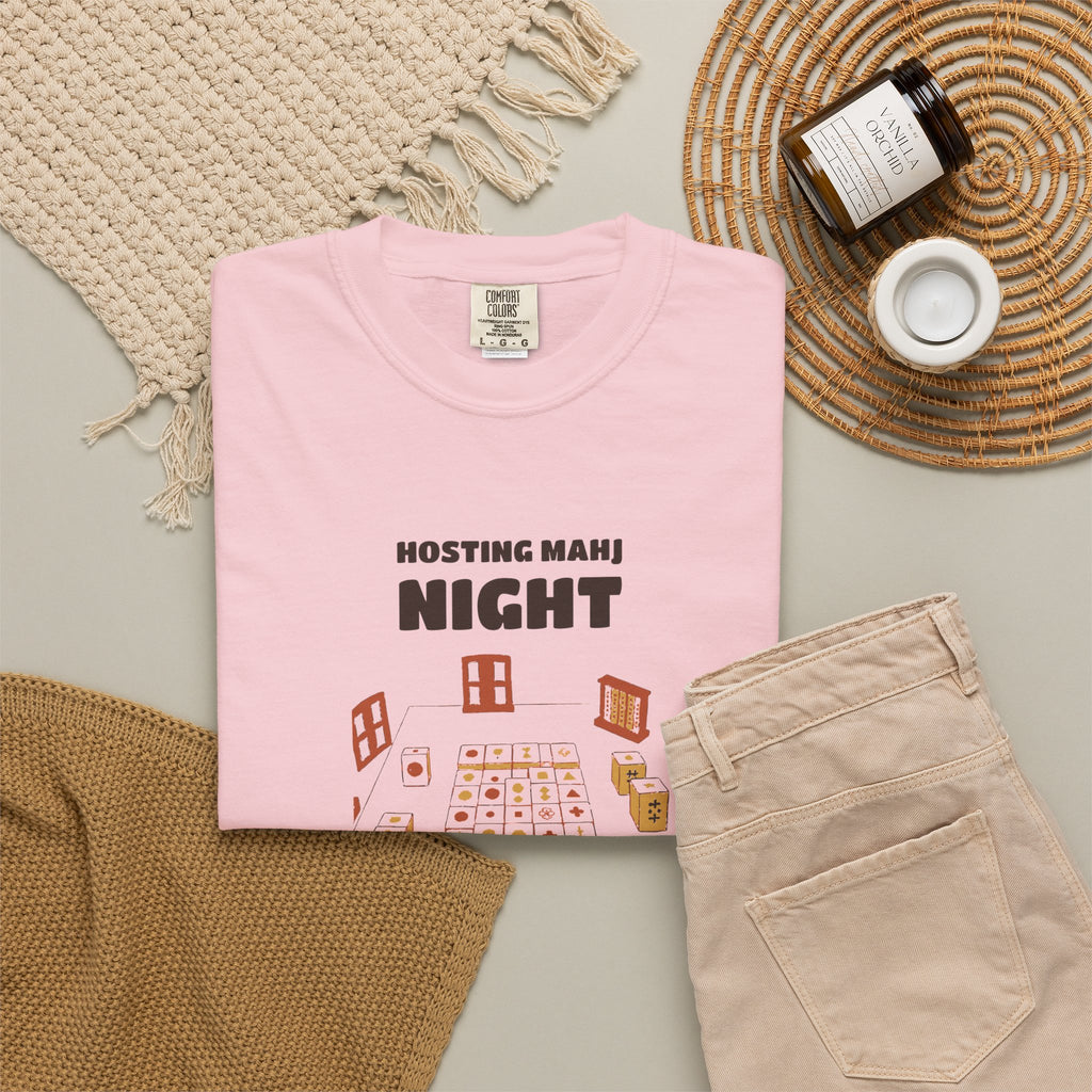 Funny Hosting Mahj Night Snacks Took Longer Than Setup Shirt