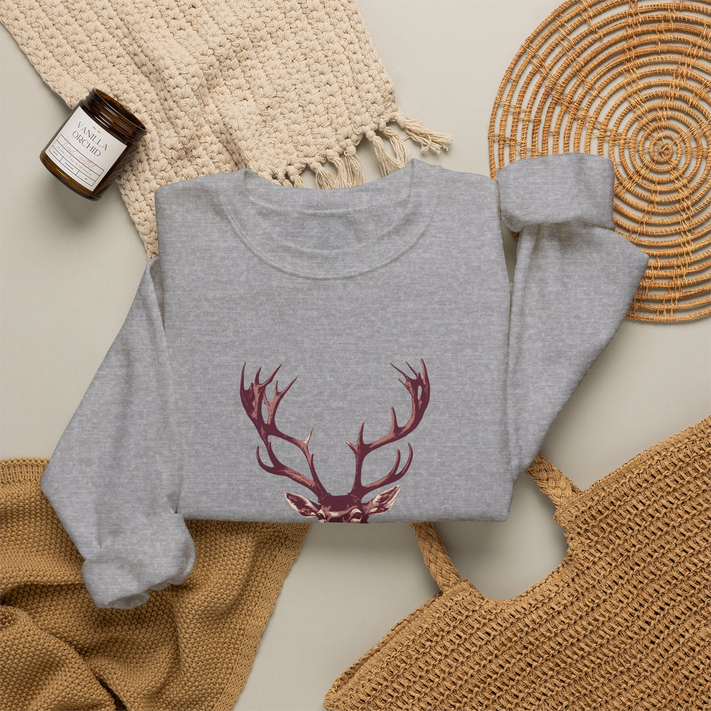 Deer Hunter Sweatshirt - He Was This Close Funny Hunting Crewneck
