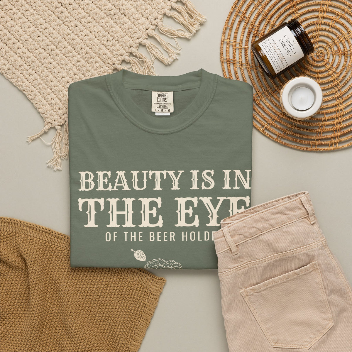 Beer Holder Beauty Shirt - Beauty is in the Eye of the Beer Holder