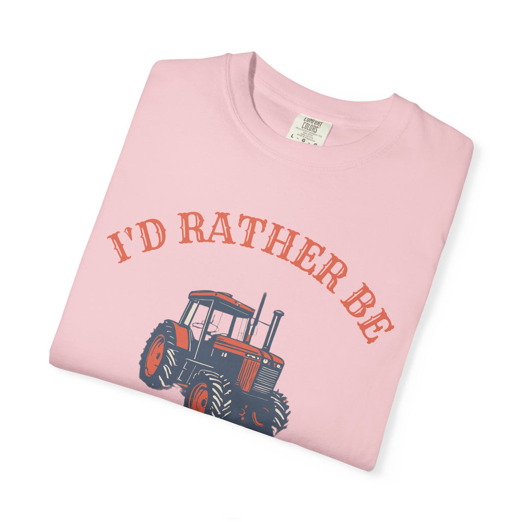 Country Life Shirt - I'd Rather Be Stuck Behind a Tractor Tee
