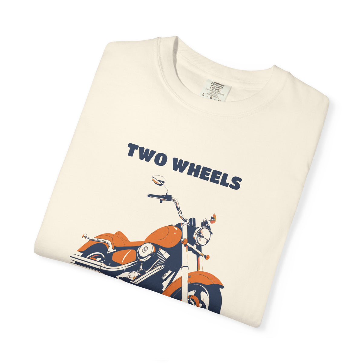 Motorcycle Rider Shirt - Two Wheels Winding Blacktop and Open Sky Tee