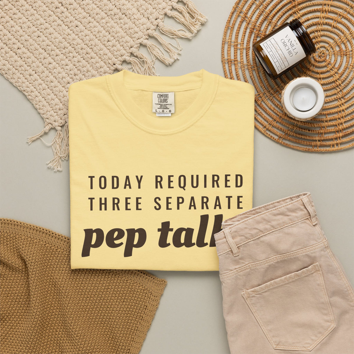 Parent Gift Shirt - Today Required Three Separate Pep Talks Tee