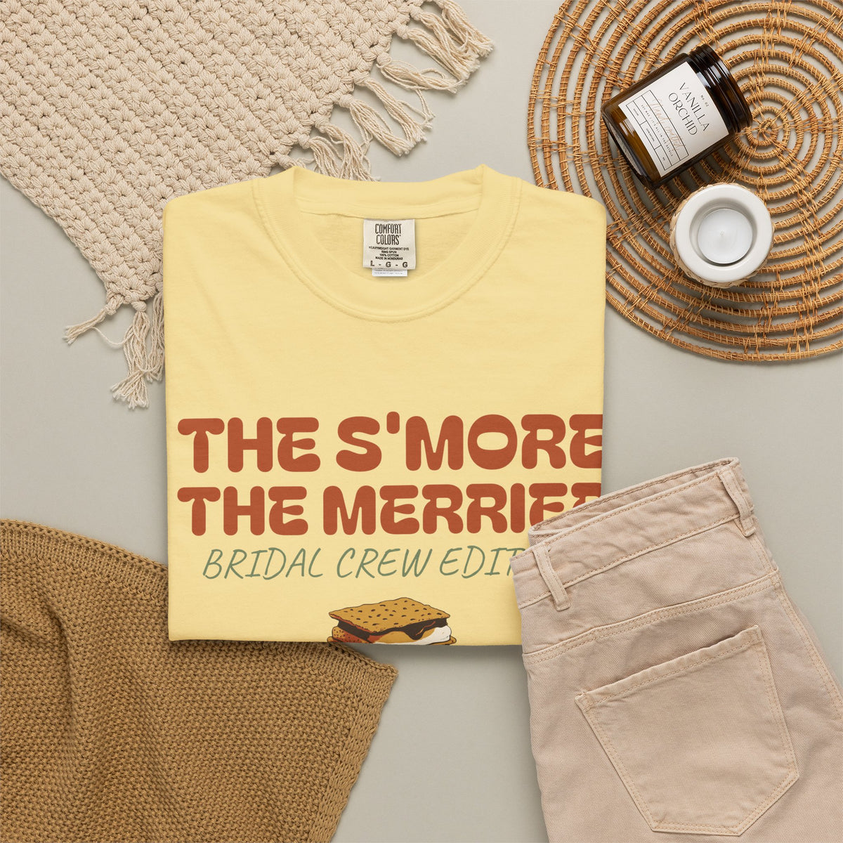 Bachelorette Party Shirt - The S'more the Merrier Bridal Crew Edition
