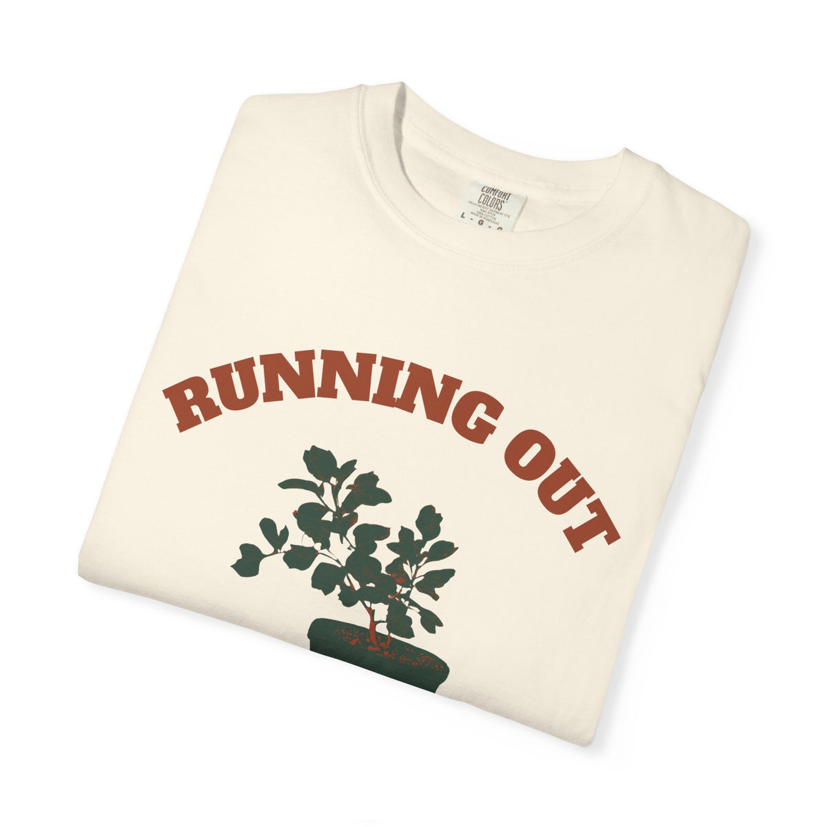 Funny Herb Gardener Shirt - Running Out of Thyme Pun Tee for Gardeners