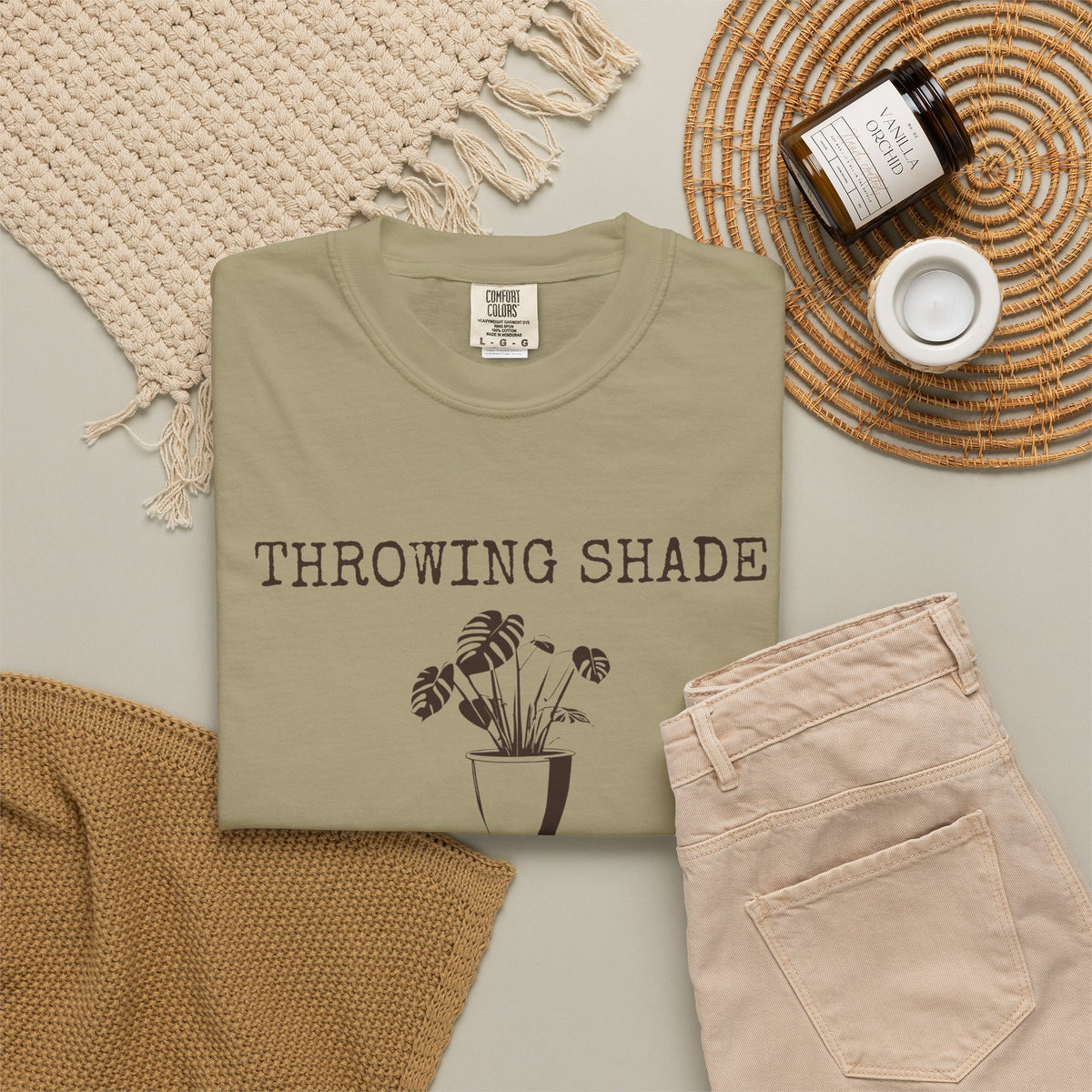 Plant Lover Shirt - Throwing Shade is a Botanical Necessity Tee