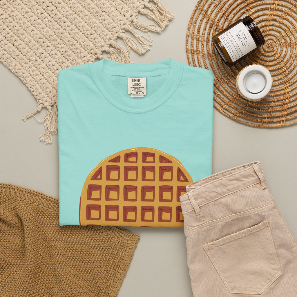 Breakfast Lover Shirt - Golden Waffles Tee