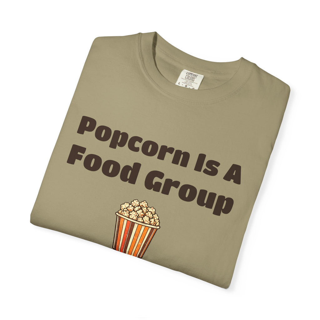 Snack Lover Shirt - Popcorn is a Food Group Tee