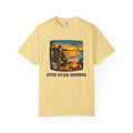 Five Star Dining hot dog camping tee by Slow Sunday Tees - Comfort Colors unisex tee