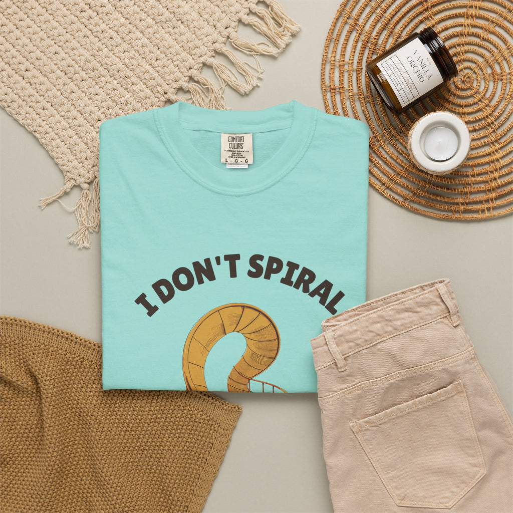 Funny I Don't Spiral I Descend with Style Shirt - Overthinker Gift