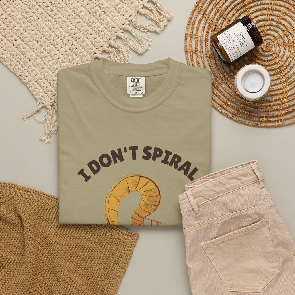Funny I Don't Spiral I Descend with Style Shirt - Overthinker Gift
