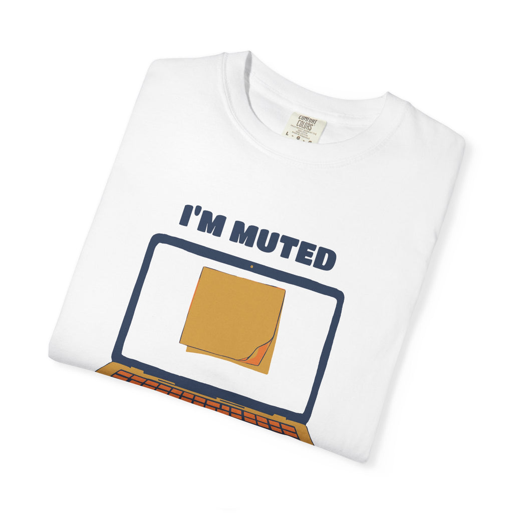 I'm Muted but My Soul is Screaming Shirt Office Worker Tee