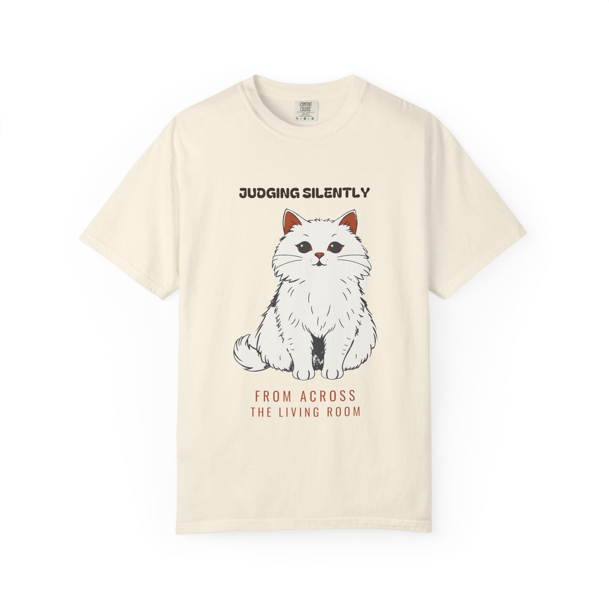 Cat Owner Shirt - Judging Silently From Across the Living Room Tee