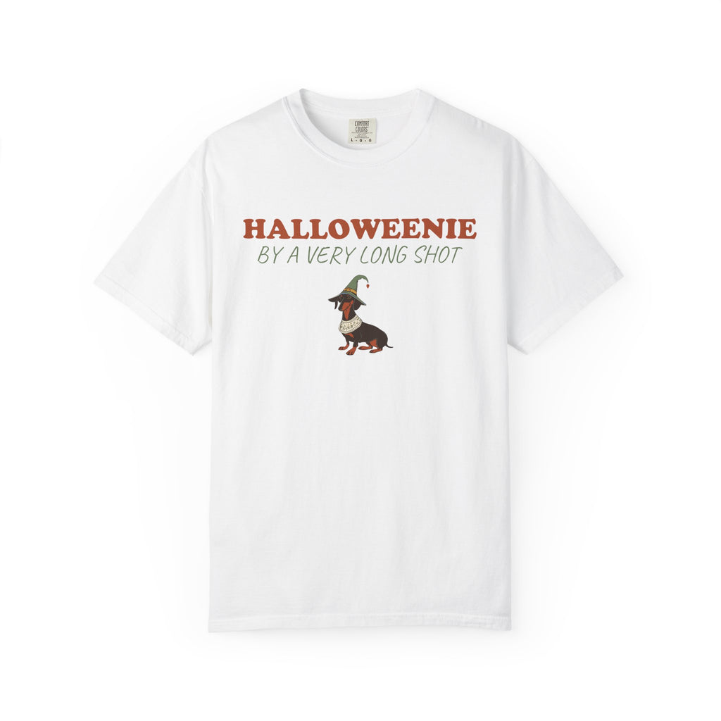 Dachshund Halloween Shirt - Halloweenie by a Very Long Shot Tee