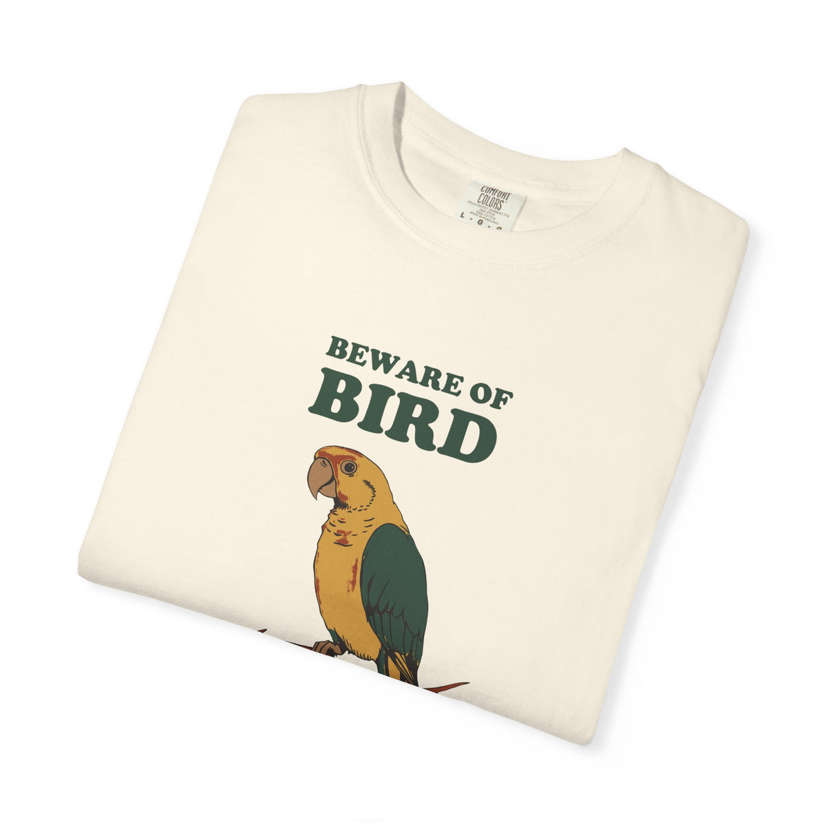 Beware of Bird She's Got Opinions Shirt Parrot Owner Tee