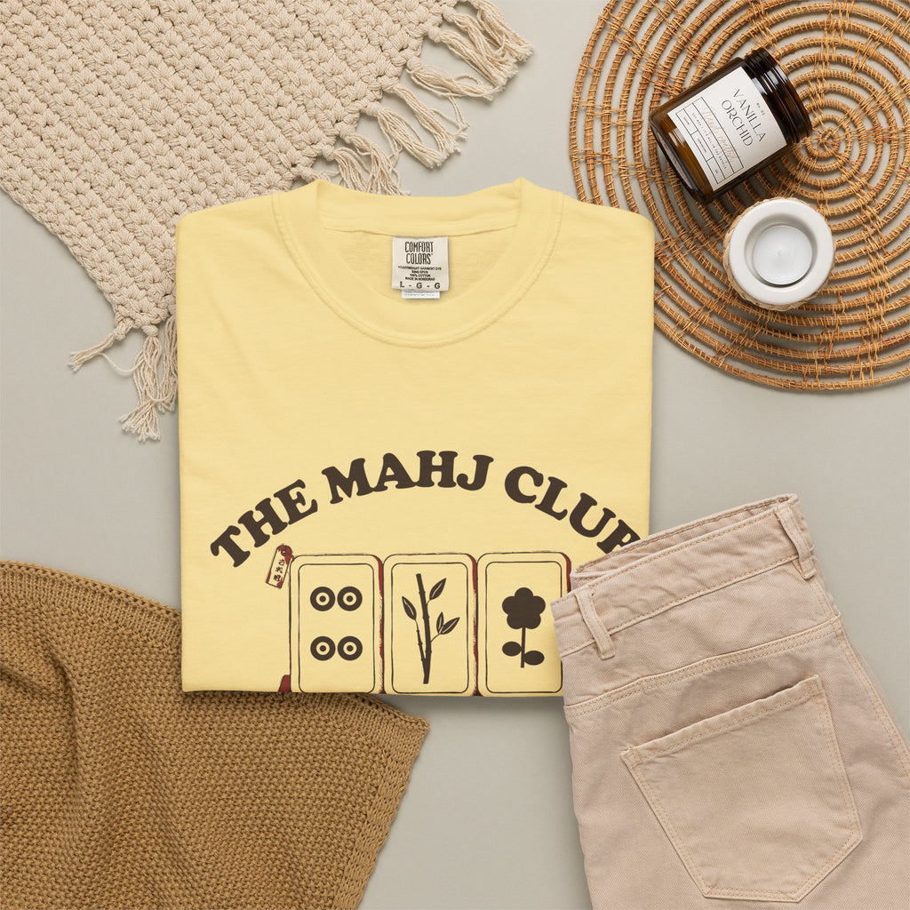 Mahjong Club Shirt - The Mahj Club Lose Gracefully Snack Loudly