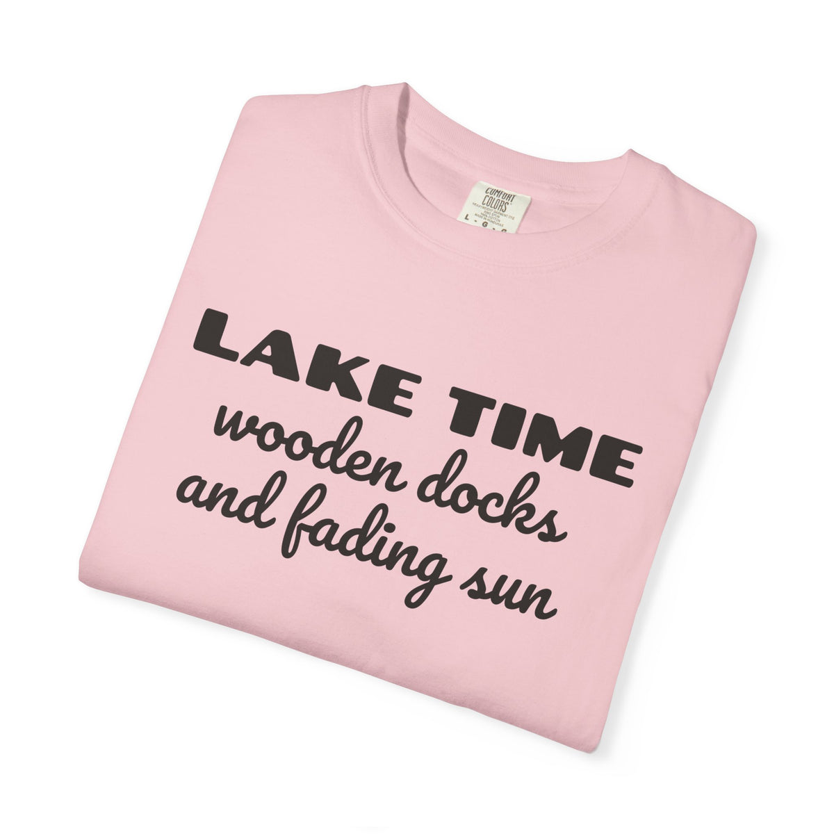 Lake Life Family Shirt - Lake Time Wooden Docks and Fading Sun