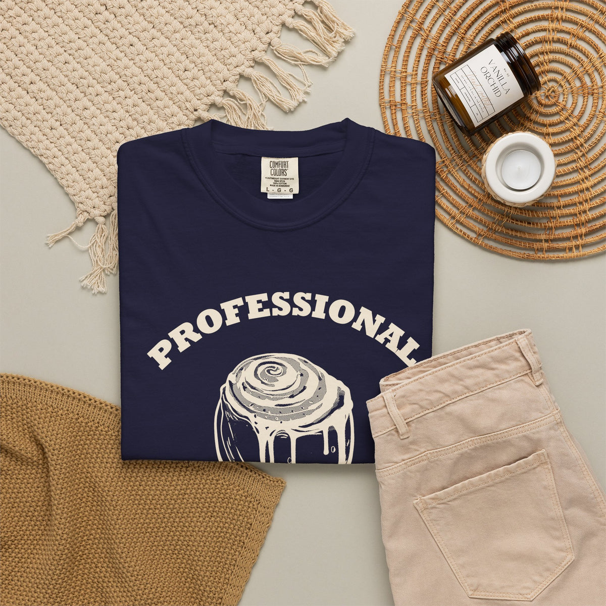 Funny Cinnamon Roll Lover Shirt - Professional Cinnamon Roll Consumer