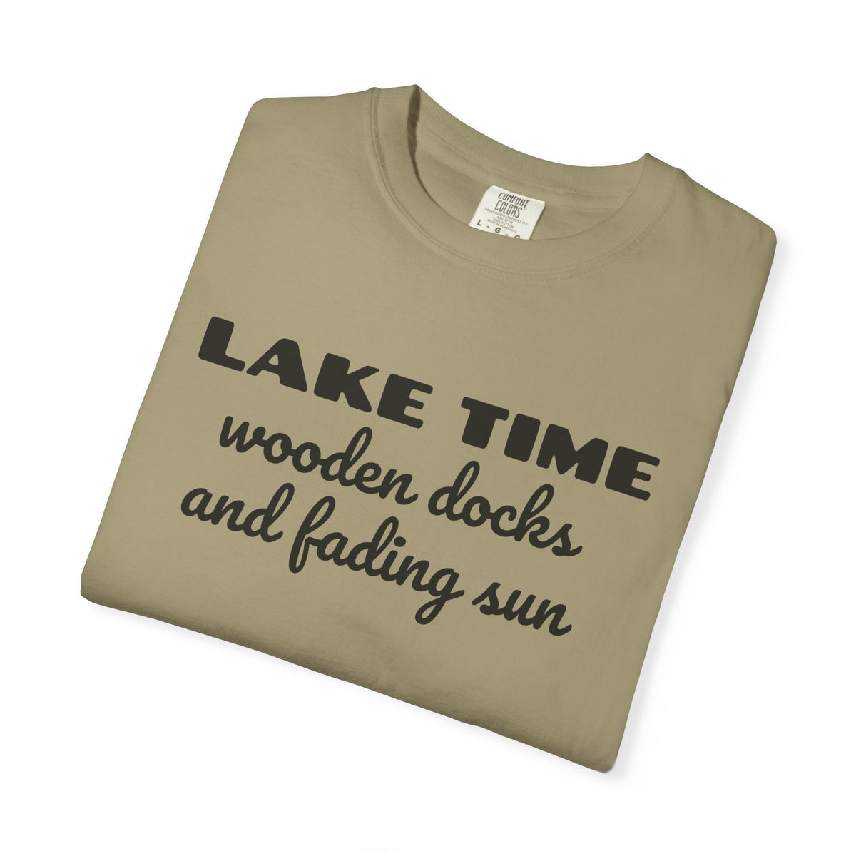 Lake Life Family Shirt - Lake Time Wooden Docks and Fading Sun