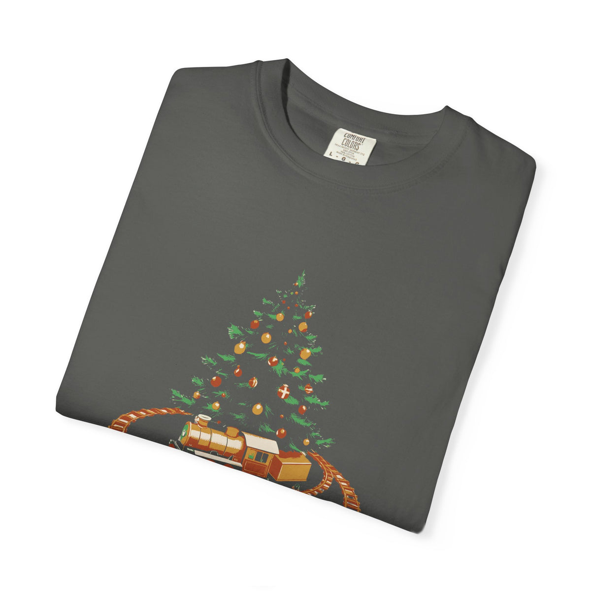 Model Train Christmas Shirt - The Tree Competes With the Layout Tee