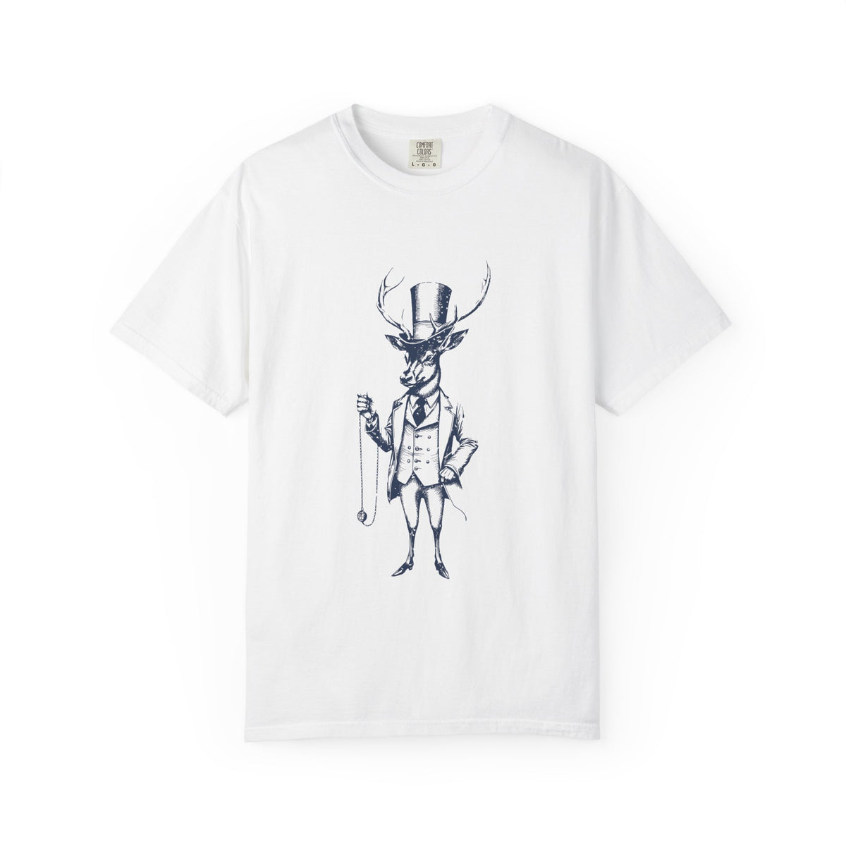 Dapper Deer Gentleman Shirt - Dapper Stag Tee for Men