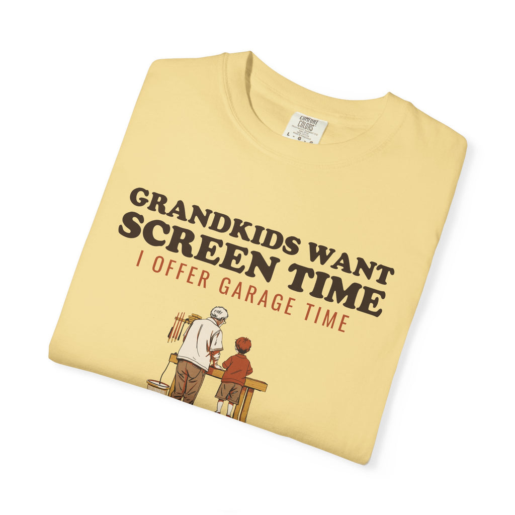 Grandkids Want Screen Time I Offer Garage Time Shirt Tee
