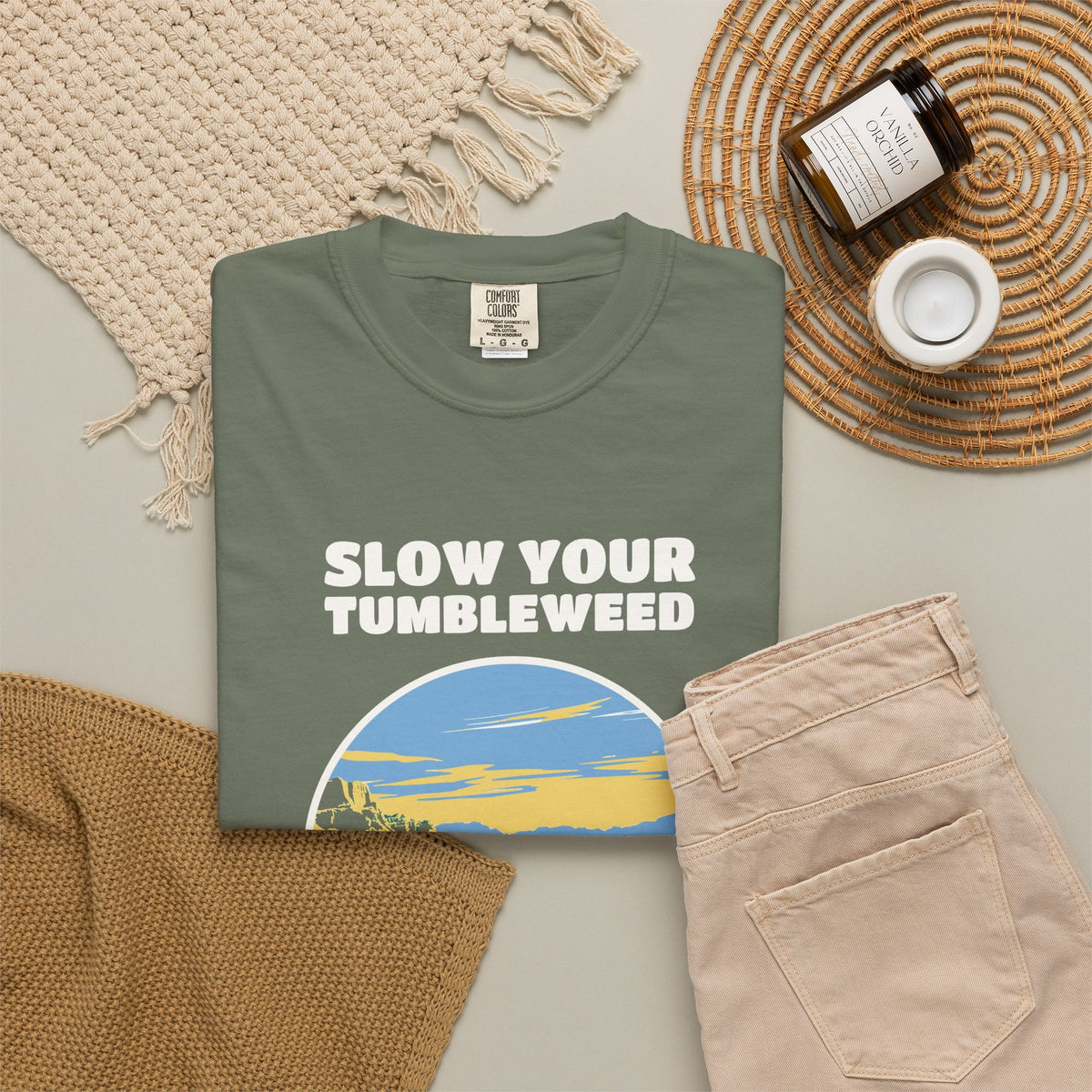Funny Slow Your Tumbleweed Shirt - Road Tripper Gift Tee