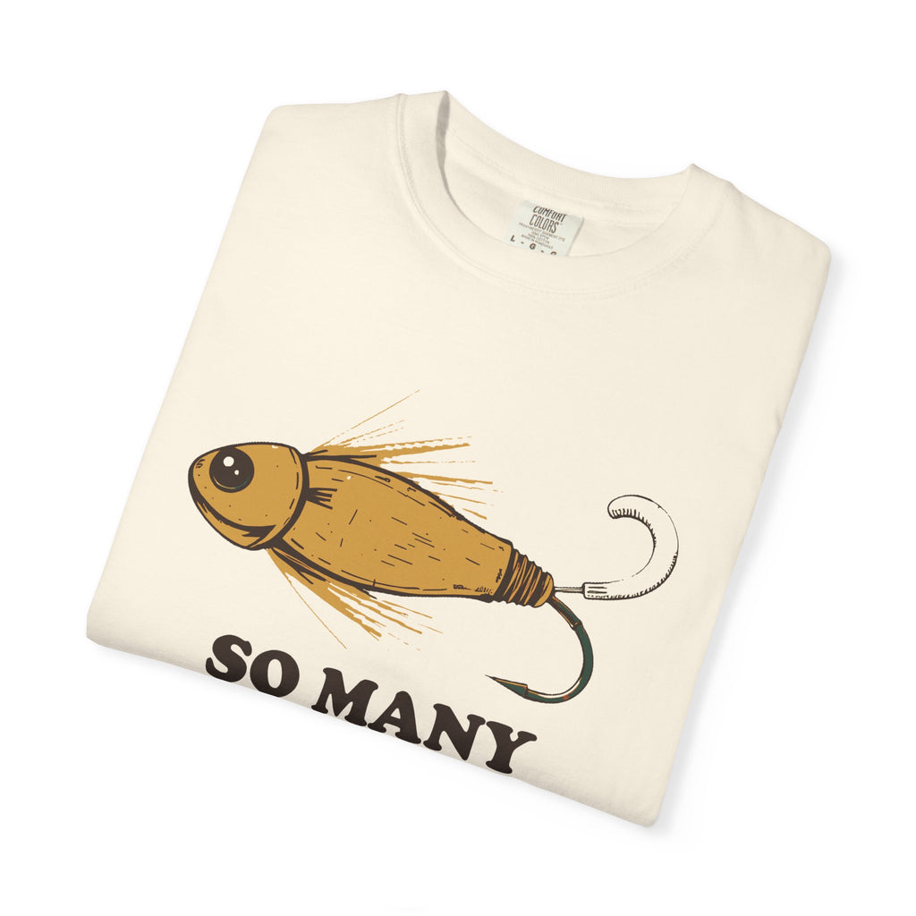 Funny Fishing Shirt - So Many Lures Yet I Use The Same One Tee