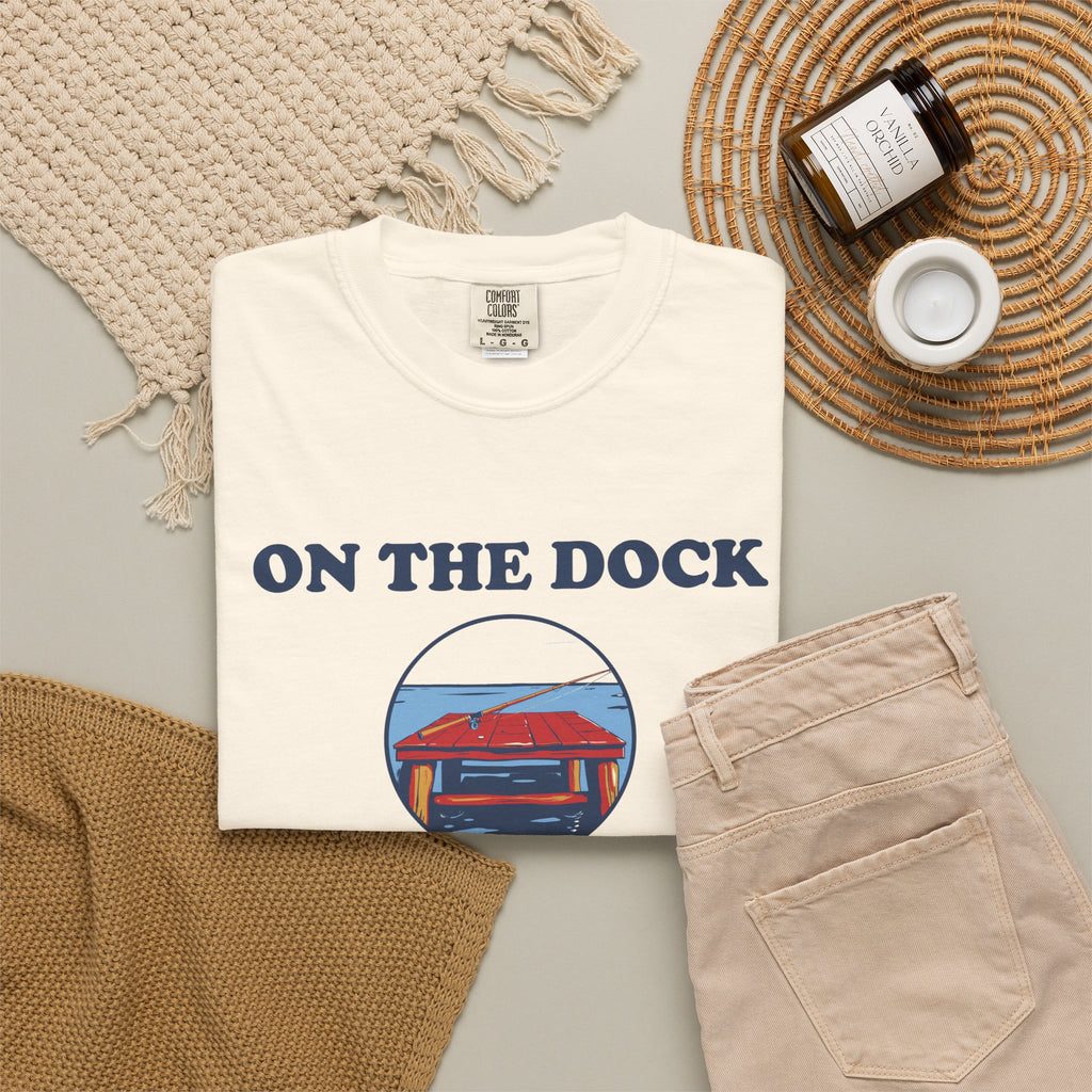 Fishing Retirement Shirt - On the Dock Providing an Airtight Alibi Tee