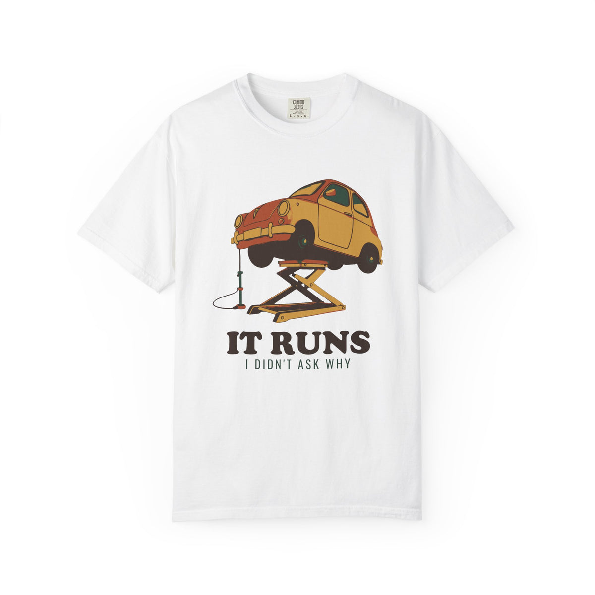 Funny Mechanic Shirt - It Runs I Didn't Ask Why Weekend Mechanic Tee