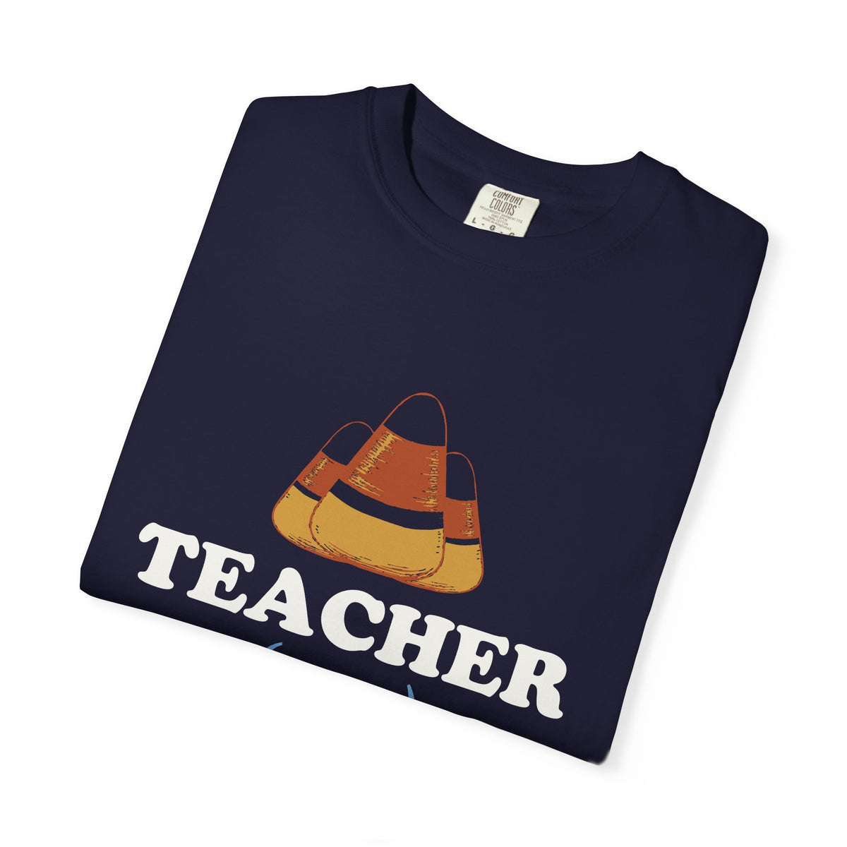 Teacher Halloween Shirt - Teacher Surviving Entirely on Candy Corn
