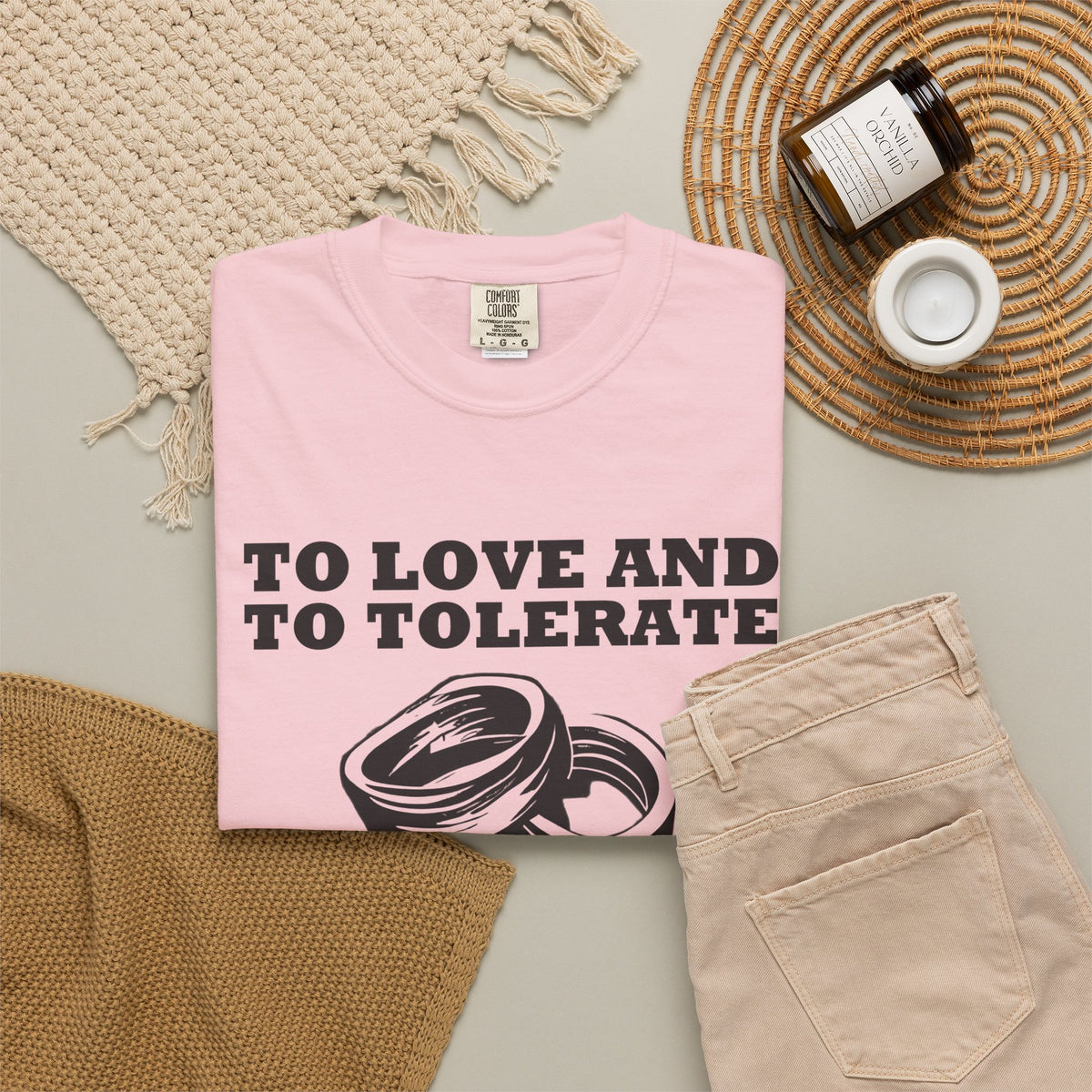 Valentine Couple Gift Shirt - To Love and to Tolerate Tee
