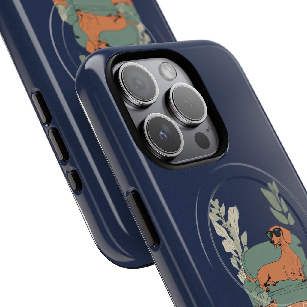 Working Hard So My Dog Can Sleep In MagSafe Phone Case