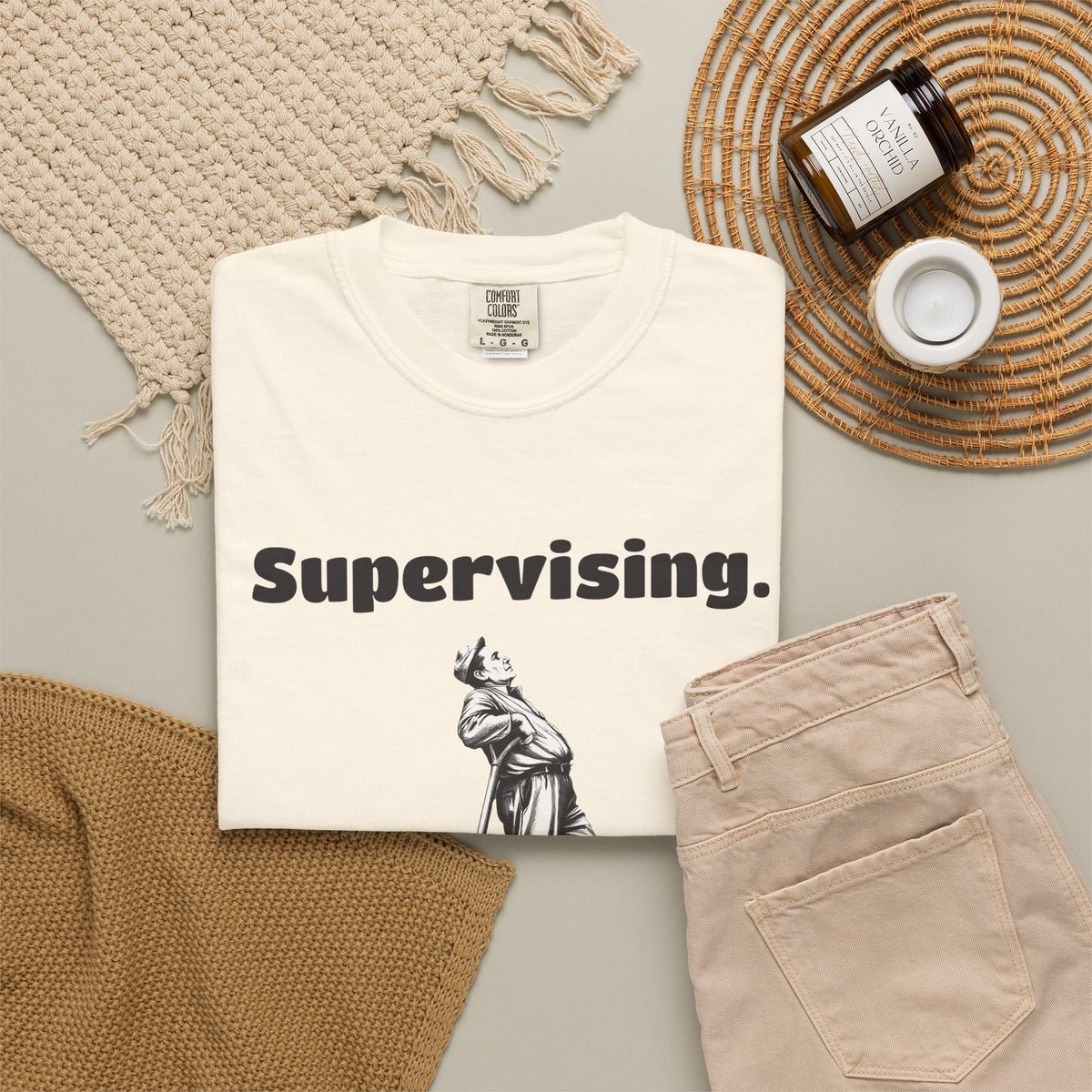 Yard Work Dad Shirt - Supervising. Tee