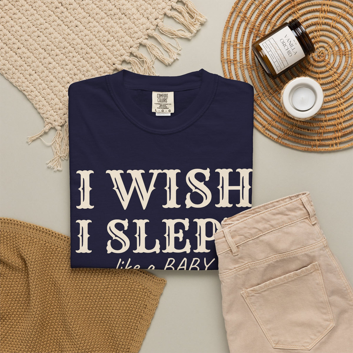New Parent Shirt - I Wish I Slept Like a Baby Tee