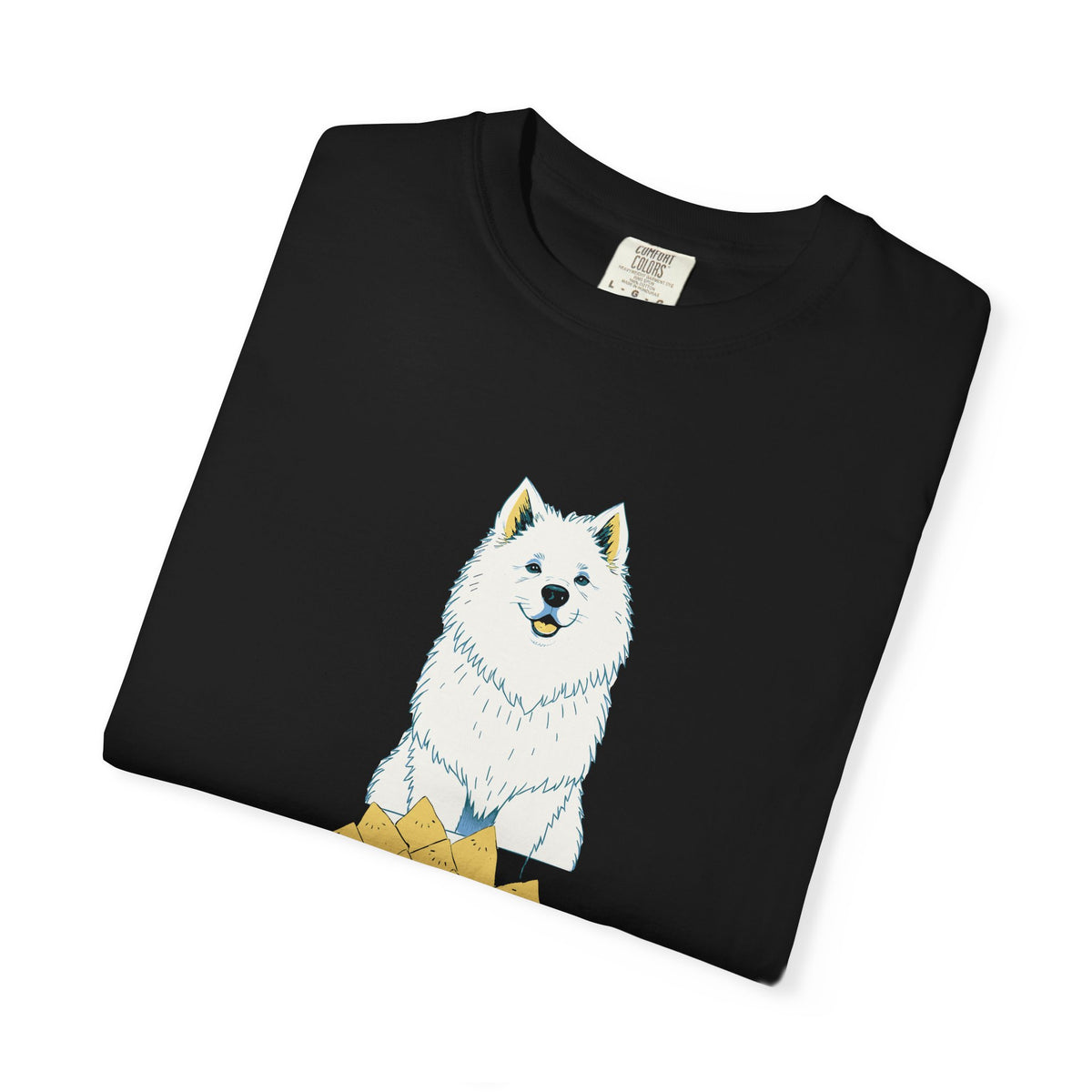 Funny The Samoyed Smells Samosas from Three Rooms Away Shirt