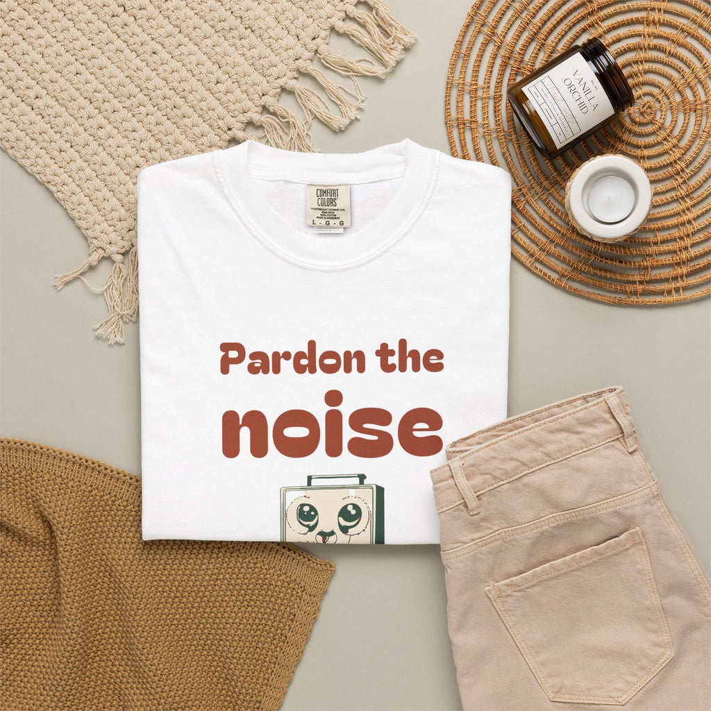 Funny Guitar Player Shirt - Pardon the Noise I'm Making Music