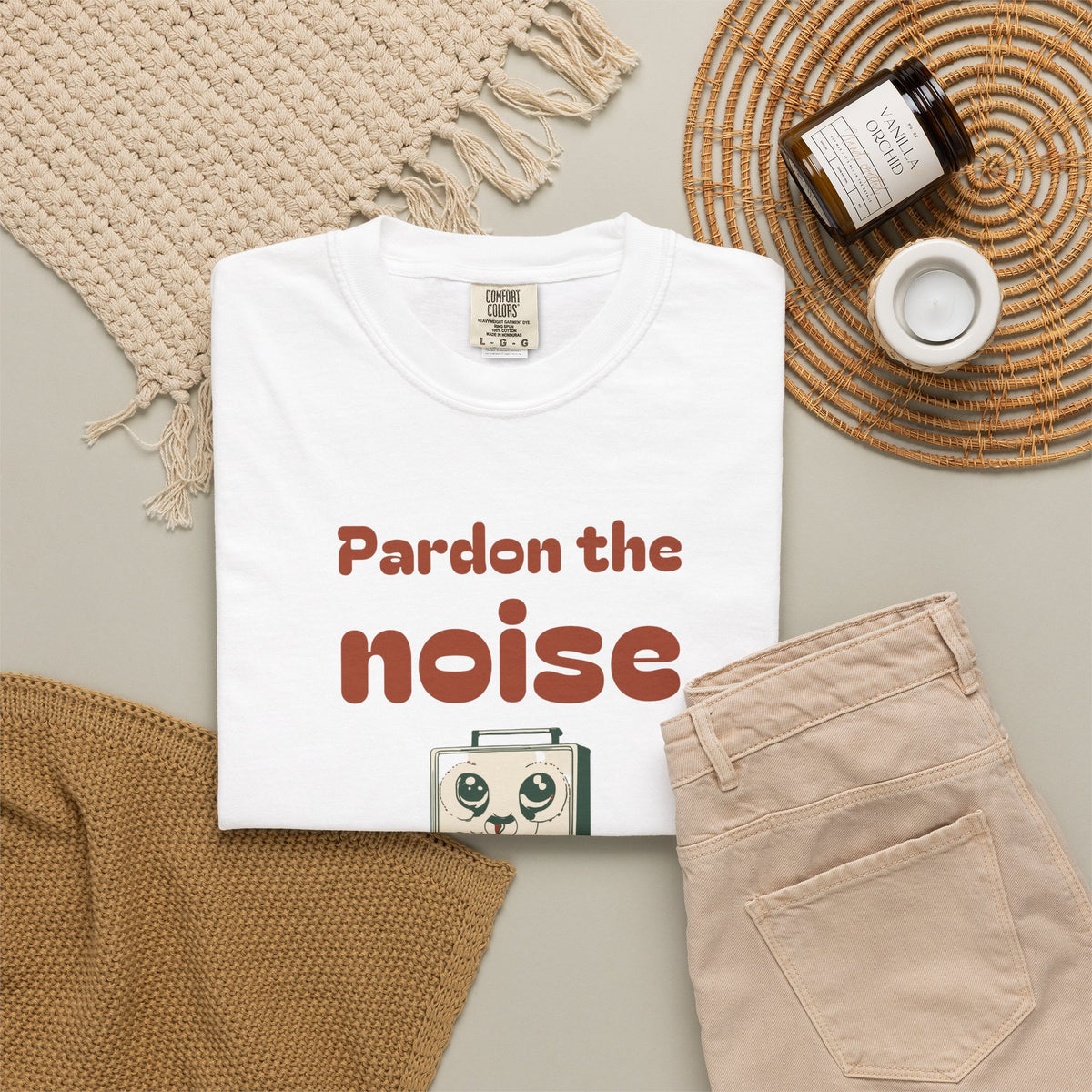 Funny Guitar Player Shirt - Pardon the Noise I'm Making Music