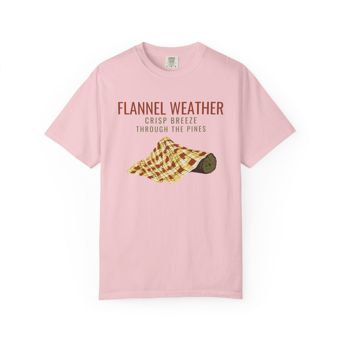 Fall Cabin Shirt - Flannel Weather Crisp Breeze Through the Pines