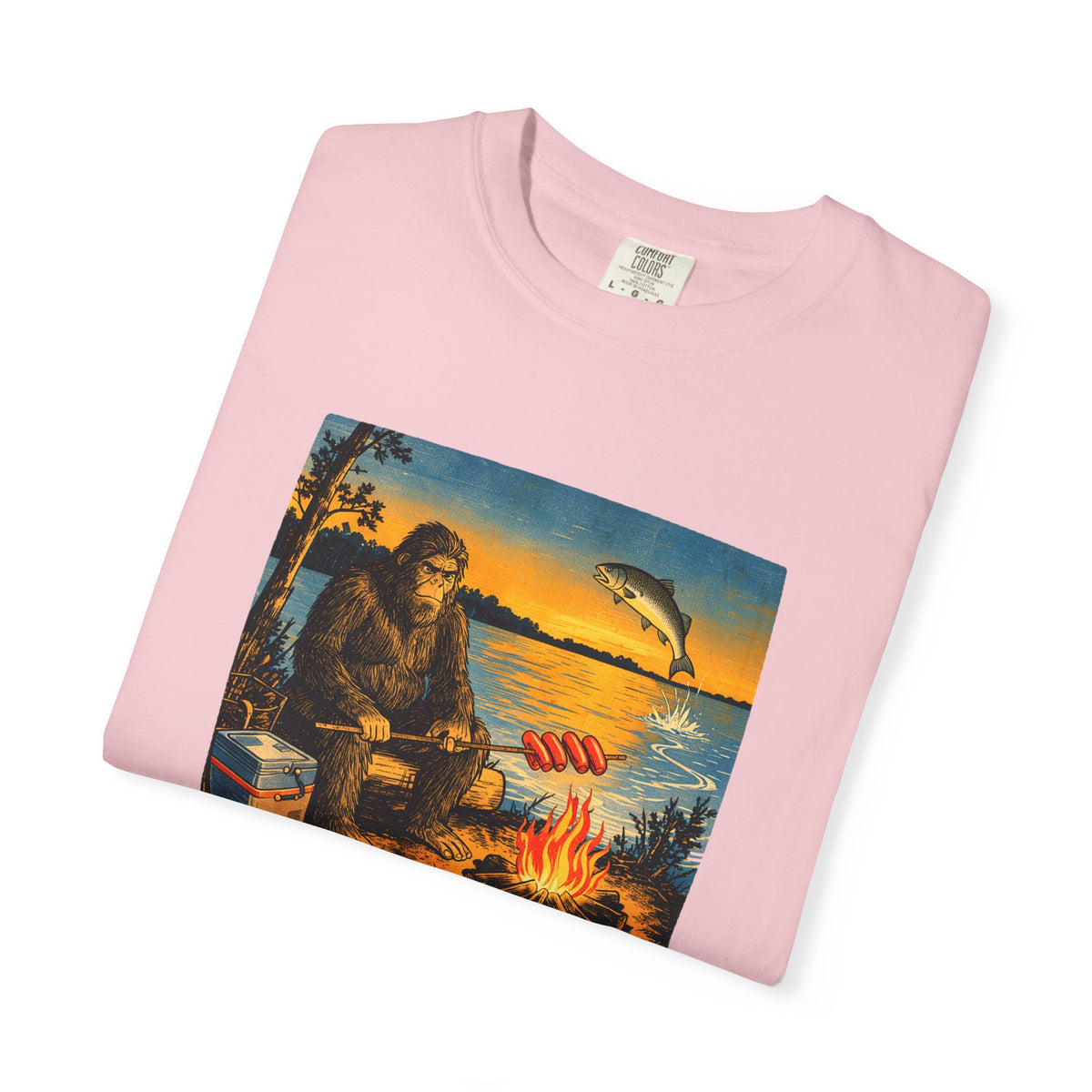 Funny Camping Shirt - Five Star Dining Hot Dog Tee