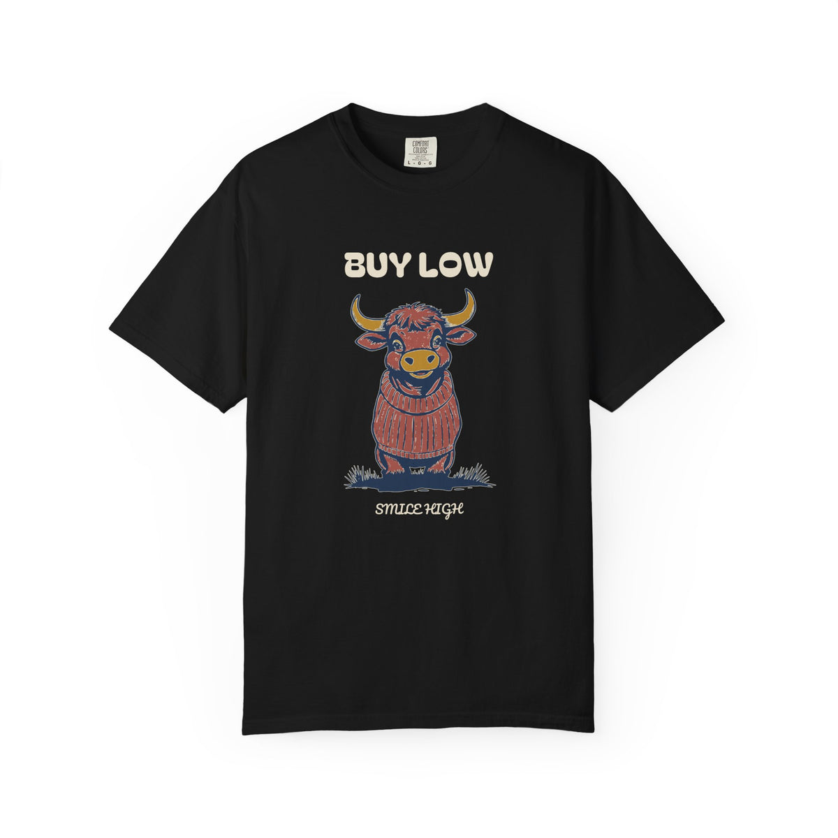 Buy Low Smile High Shirt Finance Professional Tee
