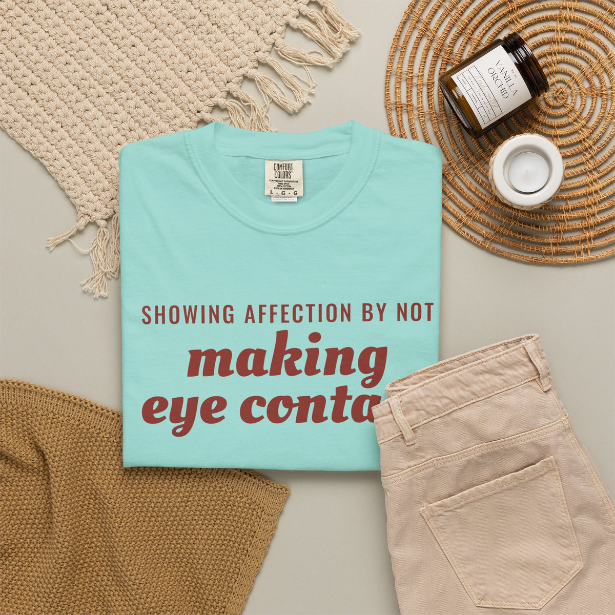 Gift Shirt - Showing Affection by Not Making Eye Contact