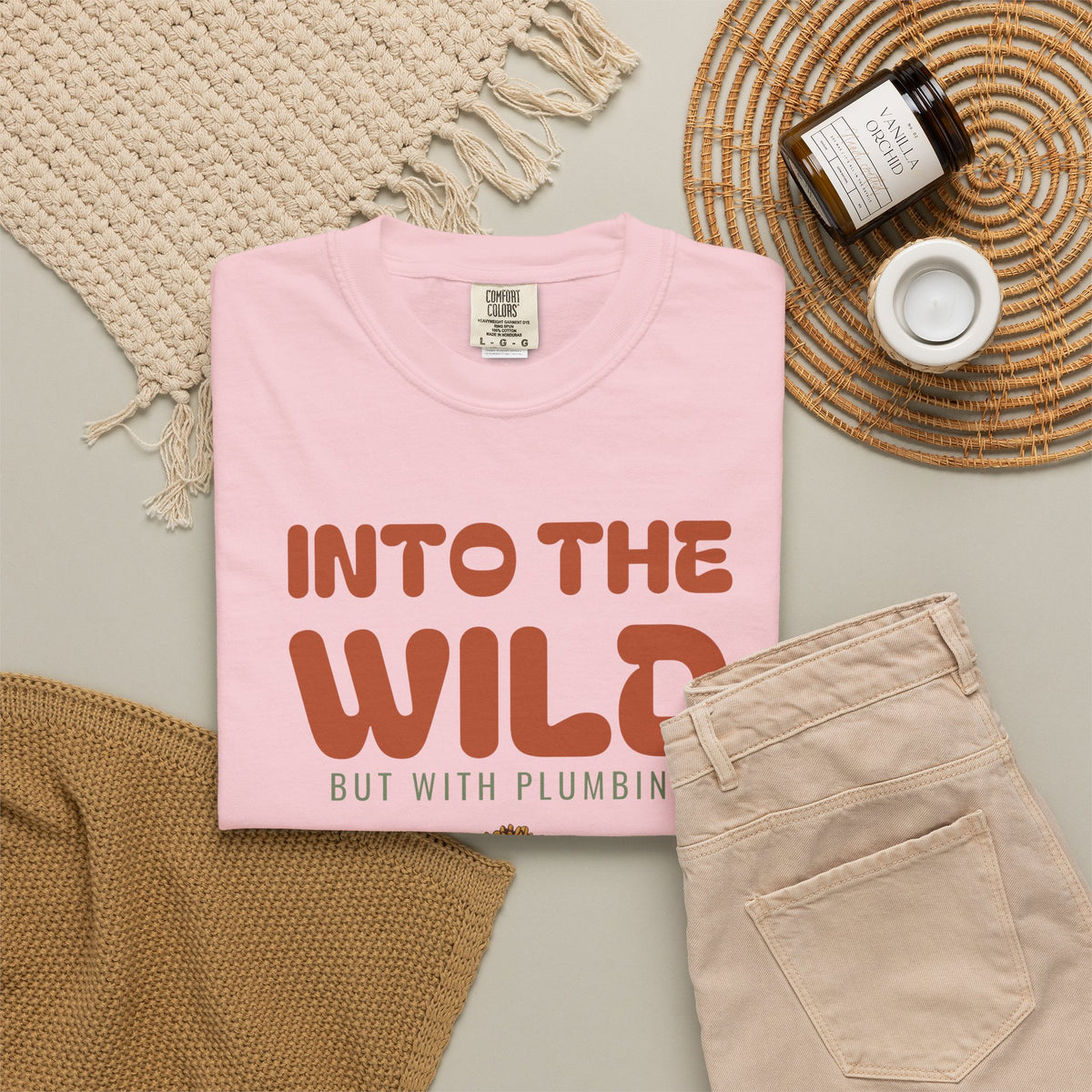 Cabin Weekend Shirt - Into the Wild but with Plumbing Tee