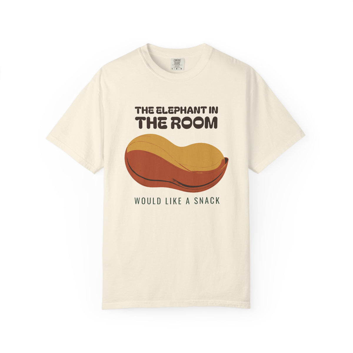 Animal Pun Fan Shirt - The Elephant in the Room Would Like a Snack Tee