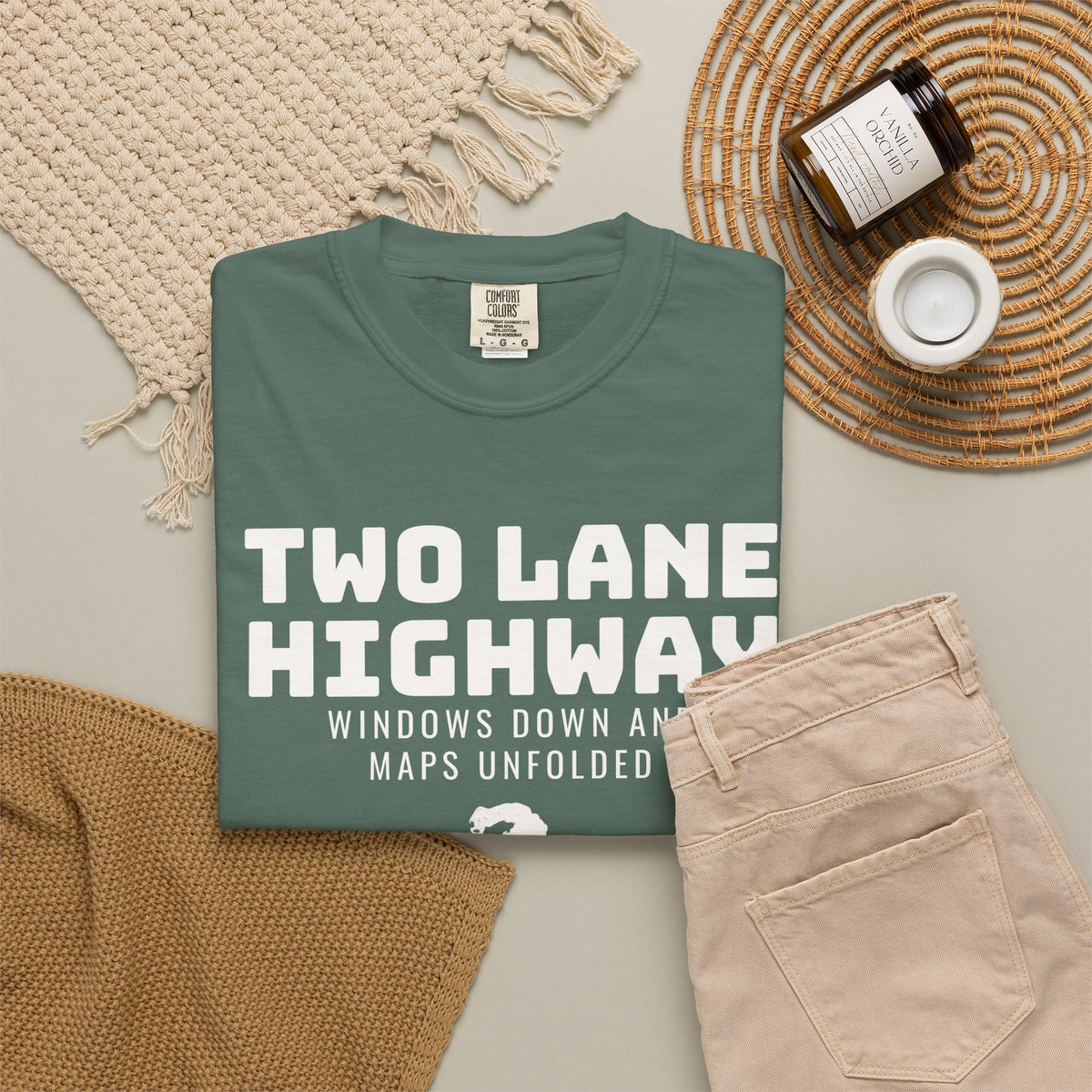 Lover Shirt - Two Lane Highway Windows Down and Maps Unfolded