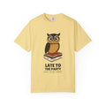 Funny Book Lover Shirt - Late to the Party Early to the Library